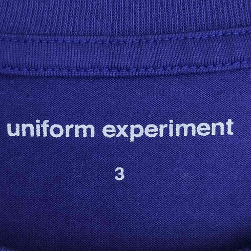 ユニフォームエクスペリメント uniform experiment CODE LOGO TEE メンズ JPN:3