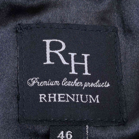 RHENIUM ラムレザージャケット メンズ 46