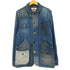 ファンダメンタル FDMTL 刺し子カバーオール パッチワーク デニムジャケット メンズ JPN:4