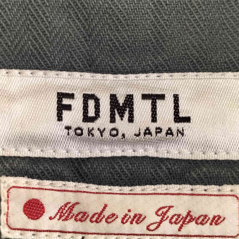 ファンダメンタル FDMTL 刺し子カバーオール パッチワーク デニムジャケット メンズ JPN:4