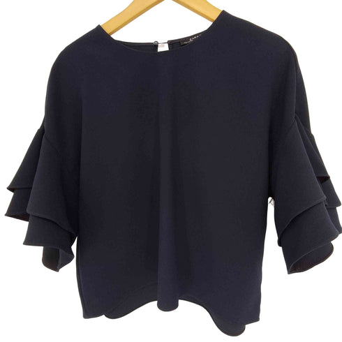 ザラ ZARA フリルスリーブブラウス レディース import:M