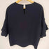 ザラ ZARA フリルスリーブブラウス レディース import:M