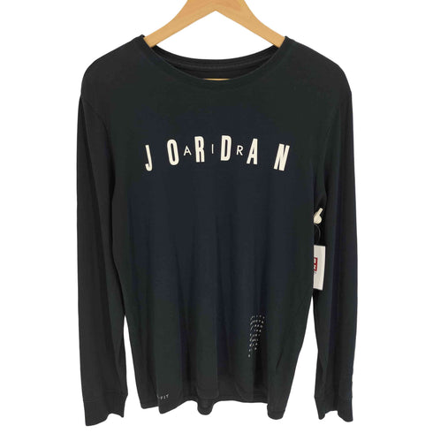 ジョーダンブランド JORDAN BRAND 18AW Logo Printed Long Sleeve T Shirt ロゴ プリント ロング スリーブ Tシャツ メンズ import:M