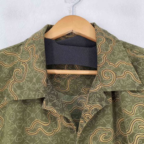 総柄 龍 S/S 開襟シャツ メンズ import:XL