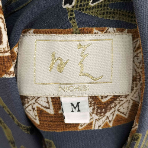 NICHIBI 総柄 S/S シャツ メンズ import:M