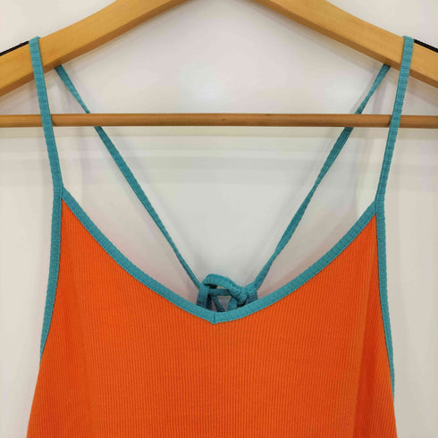 HELLO.SANFRANCISC 配色リンガーTEE付キャミワンピース レディース ONE SIZE