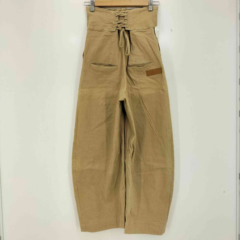 クヌースマーフ Knuth Marf high waist lace up pants ハイウエスト レースアップパンツ レディース FREE