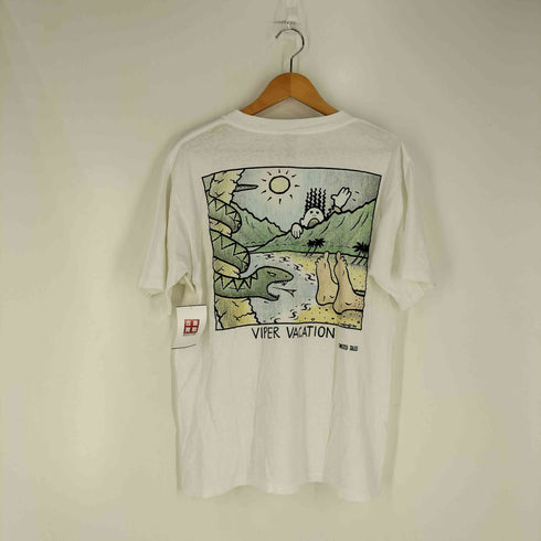 オニータ ONEITA 90s シングルステッチ 両面プリントクルーネックTシャツ メンズ import:L