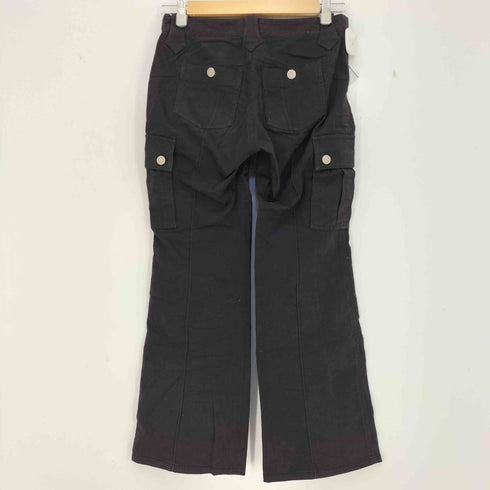 バーバリーブルーレーベル BURBERRY BLUE LABEL Y2K ローライズ カーゴフレアパンツ レディース JPN:36