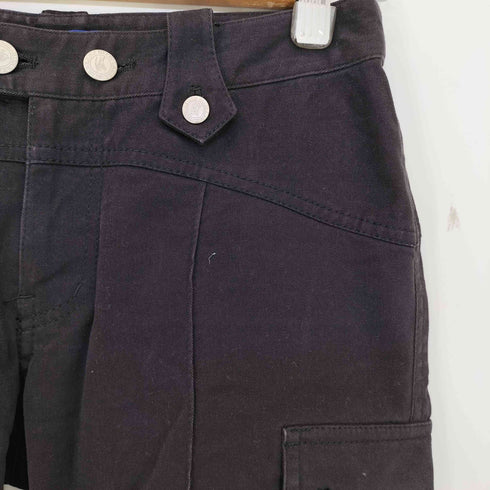 バーバリーブルーレーベル BURBERRY BLUE LABEL Y2K ローライズ カーゴフレアパンツ レディース JPN:36