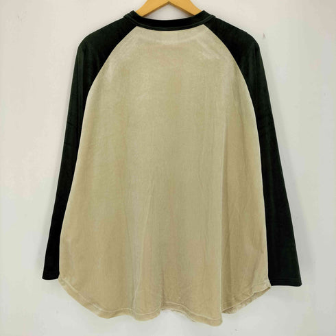 チャオパニック Ciaopanic ベロア配色肩スリットラグランTEE レディース ONE SIZE