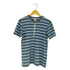 ヘルスニット Healthknit SPORTSWEAR ボーダー ヘンリーネックTシャツ メンズ import:S