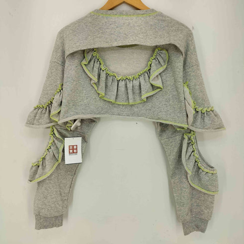 HELLO.SANFRANCISCO カットアウトフリルスウェット レディース ONE SIZE
