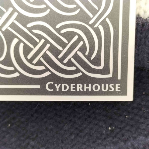 サイダーハウス CYDERHOUSE HOUSE刺繍 カシミヤ混ニットキャップ メンズ FREE