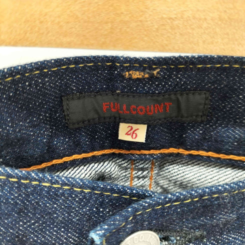 フルカウント FULLCOUNT ローライズストレートデニムパンツ レディース US:26-27