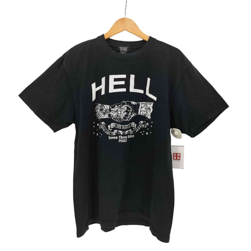 73R THE SEVEN THREE HELL ボックスフィット クルーネックTシャツ メンズ XL