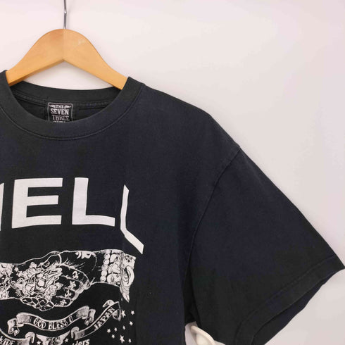 73R THE SEVEN THREE HELL ボックスフィット クルーネックTシャツ メンズ XL