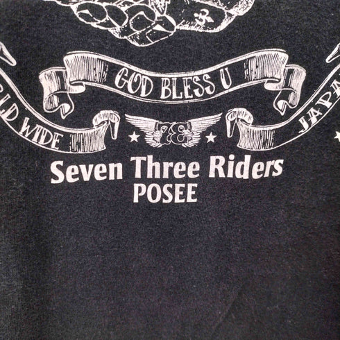 73R THE SEVEN THREE HELL ボックスフィット クルーネックTシャツ メンズ XL
