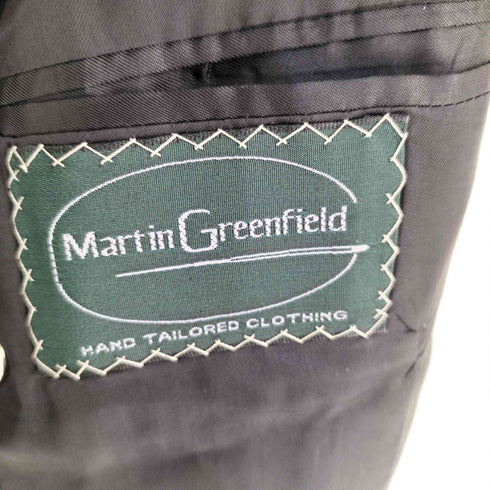 Martin Greenfield ブラックウォッチ チェック柄 金ボタンテーラードジャケット メンズ