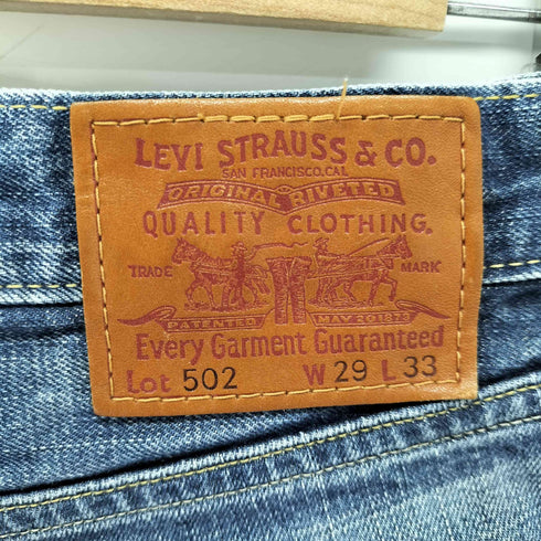 リーバイス Levis 502 ストレートデニムパンツ メンズ w29 L33