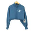 チャンピオン Champion 別注 クロップド丈 ハーフジッププルオーバー レディース FREE