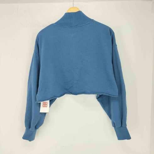 チャンピオン Champion 別注 クロップド丈 ハーフジッププルオーバー レディース FREE