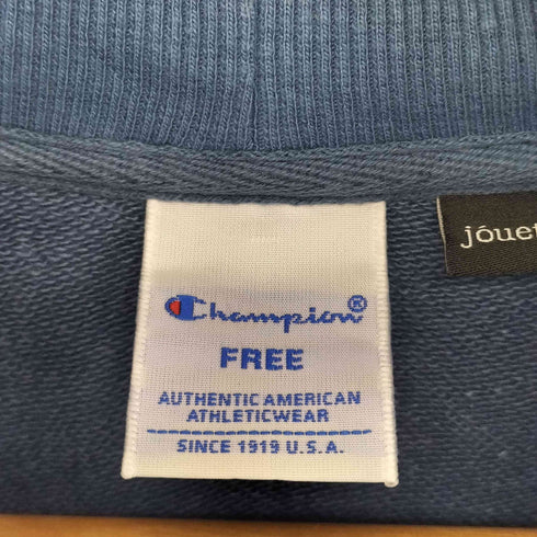 チャンピオン Champion 別注 クロップド丈 ハーフジッププルオーバー レディース FREE