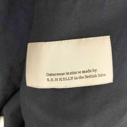 S.E.H KELLY コットン金ボタンテーラードジャケット メンズ
