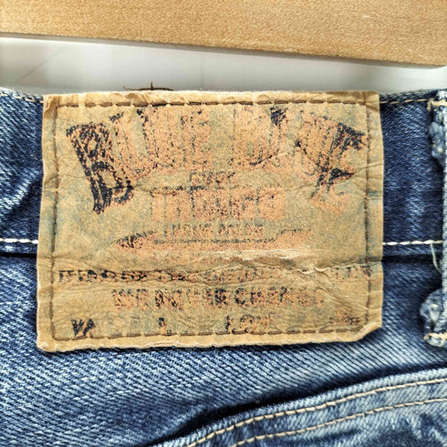 ブルーブルー BLUE BLUE ボタンフライストレートデニムパンツ レディース w28