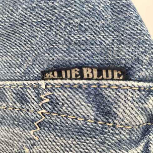 ブルーブルー BLUE BLUE ボタンフライストレートデニムパンツ レディース w28