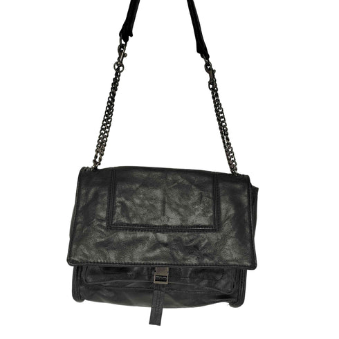ザラ ZARA Rocker Crossbody Bag With A Wrinkled Effect レディース
