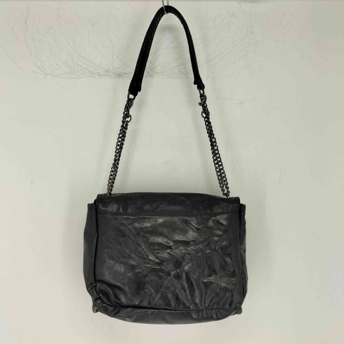 ザラ ZARA Rocker Crossbody Bag With A Wrinkled Effect レディース