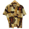 60-70S BUDO TAHITISHIRT バテイック 総柄 開襟 オープンカラー アロハ シャツ メンズ