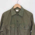 ユーエスアーミー U.S. ARMY 70S UTILITY CTN SATEEN OG107 ユーティリティ コットン サテン ファティーグ ミリタリー シャツ 1975年製 メンズ 15 1/2×31