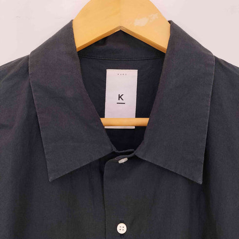 クロ KURO 5分袖ビッグシャツ / DOLMAN SLEEVE S/S SHIRT メンズ JPN:0