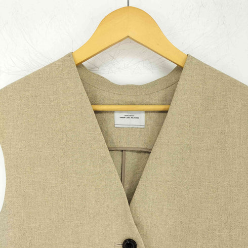 ユナイテッドアローズグリーンレーベルリラクシング UNITED ARROWS green label relaxing スラブオックス ジレ レディース FREE
