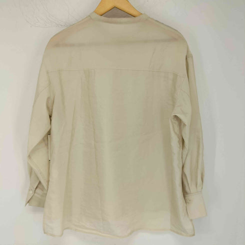 ユナイテッドアローズグリーンレーベルリラクシング UNITED ARROWS green label relaxing グロッシー バンドカラー シャツ レディース FREE