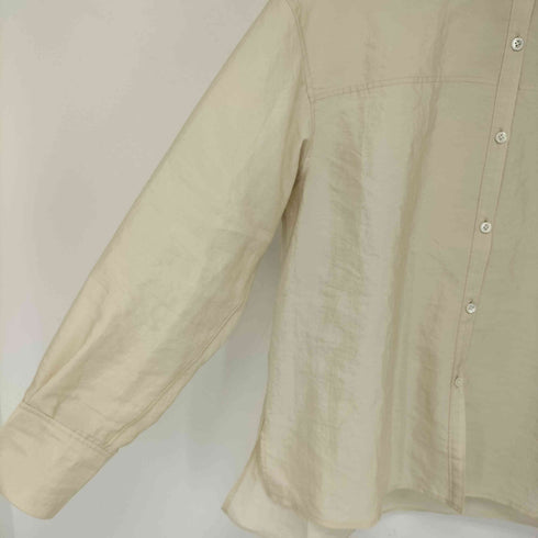 ユナイテッドアローズグリーンレーベルリラクシング UNITED ARROWS green label relaxing グロッシー バンドカラー シャツ レディース FREE