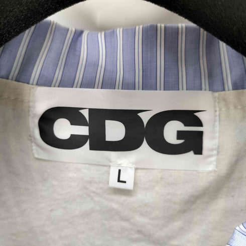 シーディージーコムデギャルソン CDG COMME des GARCONS Stripe Coach Jacket メンズ JPN:L