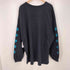 グラフィックプリント L/S クルーネック バンド Tシャツ ビッグサイズ メンズ 3XL