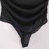 ザラ ZARA KNOTTED ASYMMETRIC BODYSUIT レディース import:S