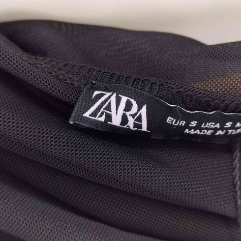 ザラ ZARA KNOTTED ASYMMETRIC BODYSUIT レディース import:S
