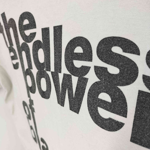 ブラックコムデギャルソン BLACK COMME des GARCONS the endless power of black Short Sleeve Tee メンズ JPN:XL