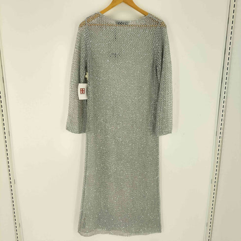 ザラ ZARA スパンコール メッシュロングワンピース レディース import:S