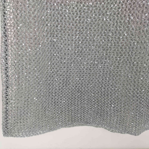 ザラ ZARA スパンコール メッシュロングワンピース レディース import:S