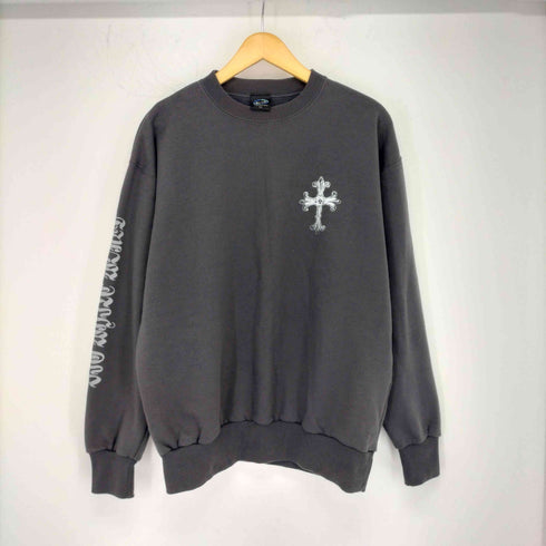 クロスプリント クルーネックスウェット メンズ JPN:XL