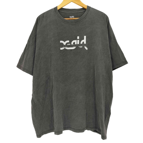 エックスガール X-girl GRADATION MILLS LOGO S/S BIG TEE DRESS レディース import:S