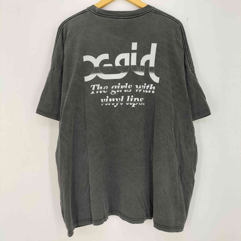 エックスガール X-girl GRADATION MILLS LOGO S/S BIG TEE DRESS レディース import:S
