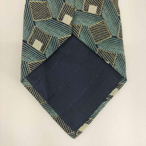 ジョルジオアルマーニ Giorgio Armani 総柄 シルクネクタイ メンズ