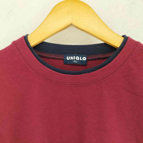 ユニクロ UNIQLO 00s OLD 紺タグ レイヤードカットソー メンズ JPN:XL